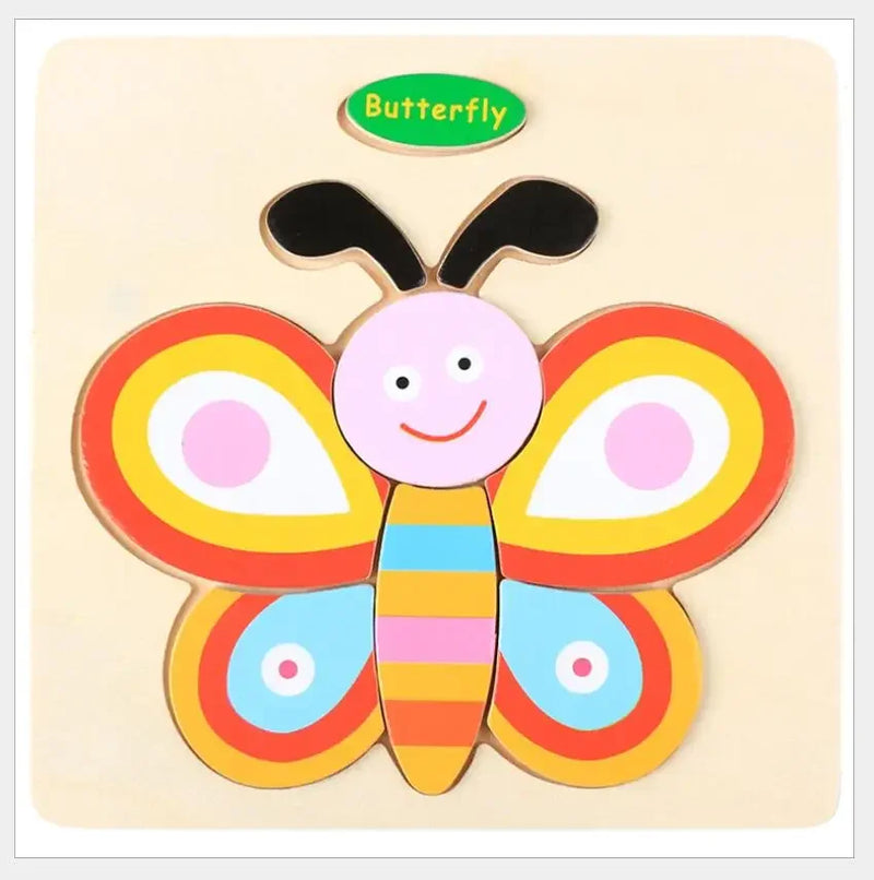 3D Puzzles Game Cartoon Animal