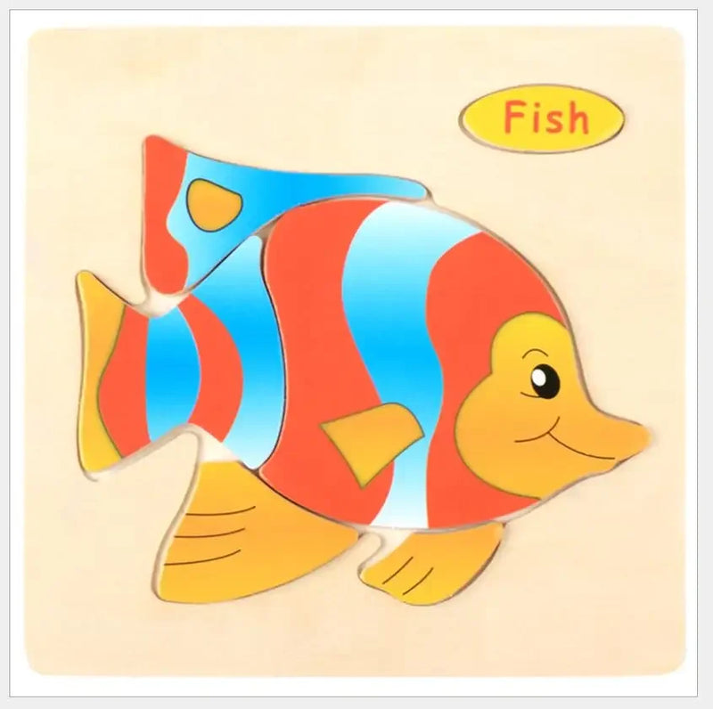 3D Puzzles Game Cartoon Animal