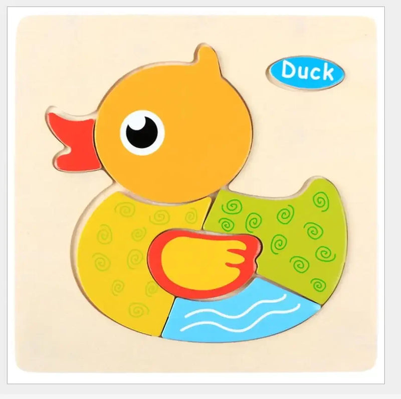 3D Puzzles Game Cartoon Animal
