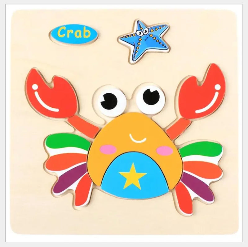 3D Puzzles Game Cartoon Animal