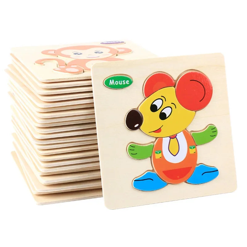 3D Puzzles Game Cartoon Animal