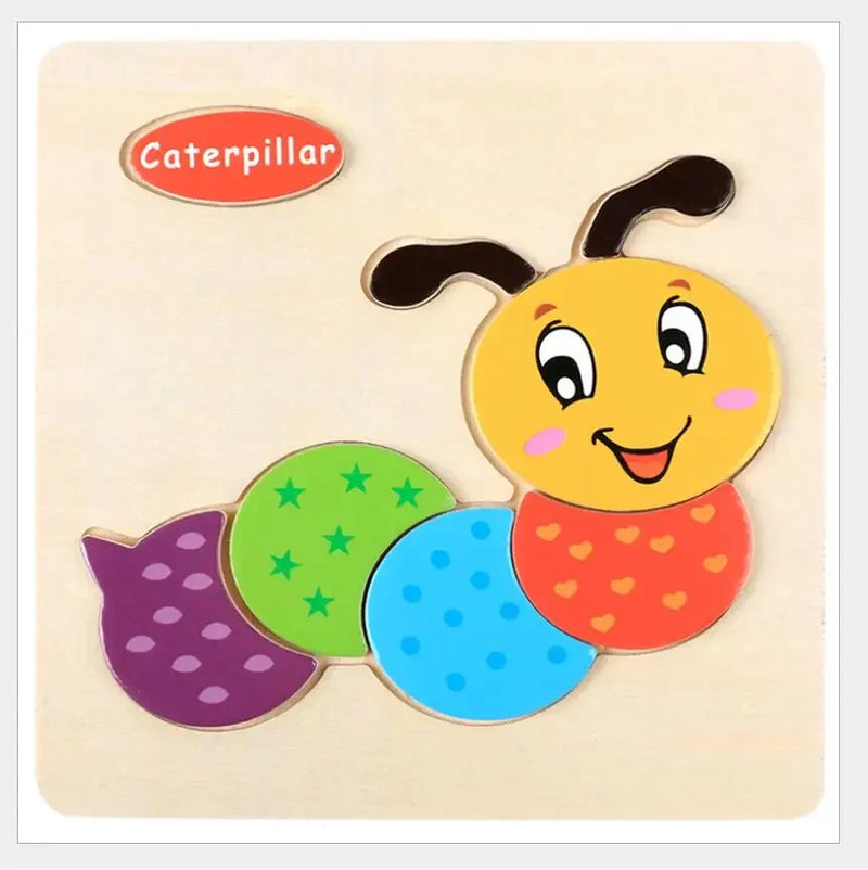 3D Puzzles Game Cartoon Animal
