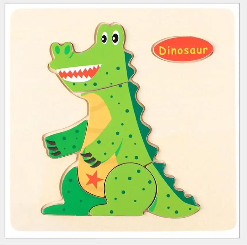 3D Puzzles Game Cartoon Animal