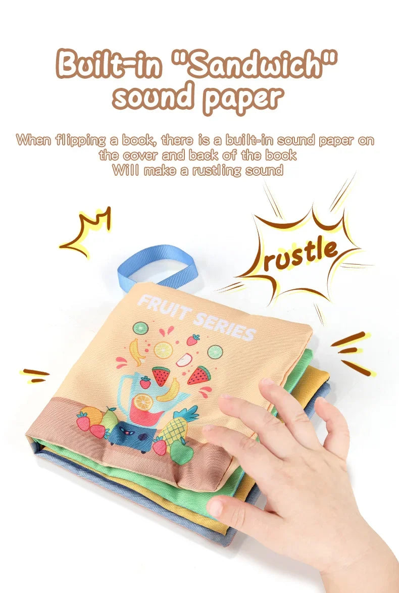 Libro de tela 3D para bebés