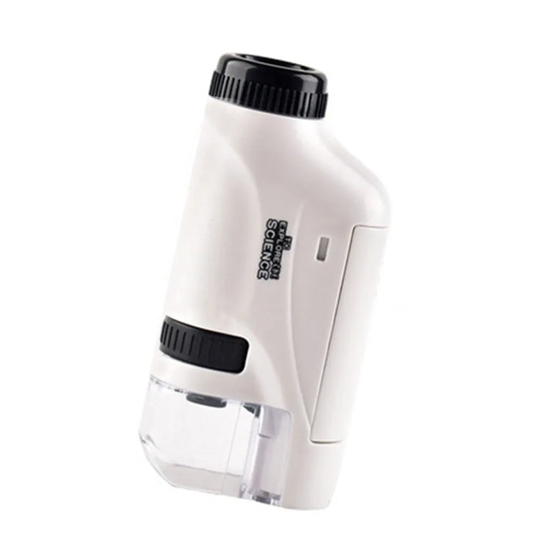 Mini microscopio de bolsillo con luz LED