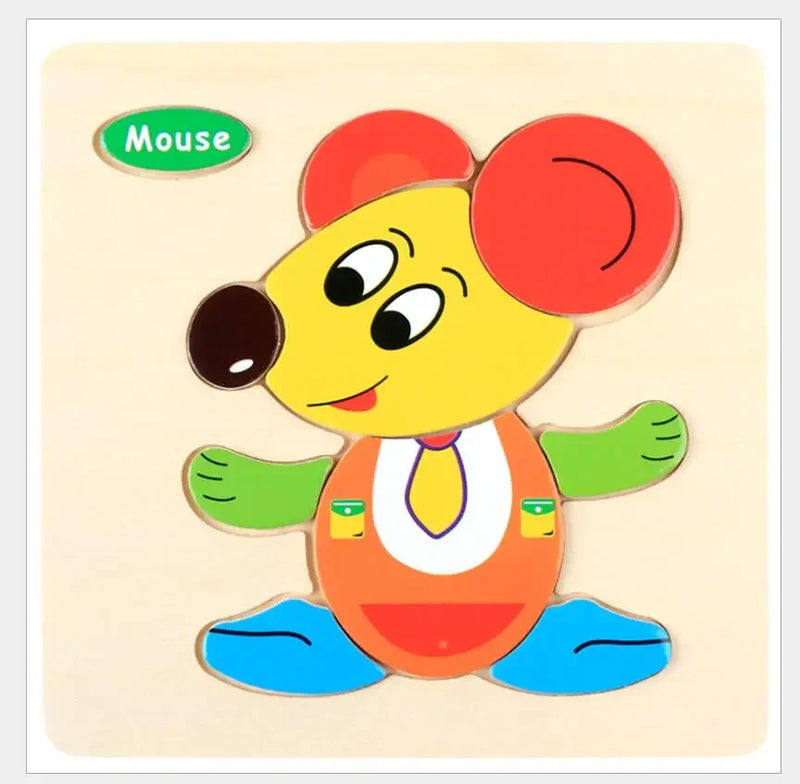 3D Puzzles Game Cartoon Animal