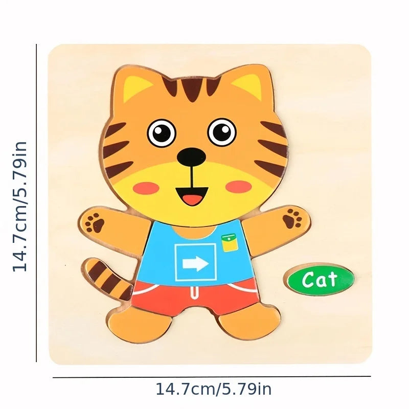 3D Puzzles Game Cartoon Animal