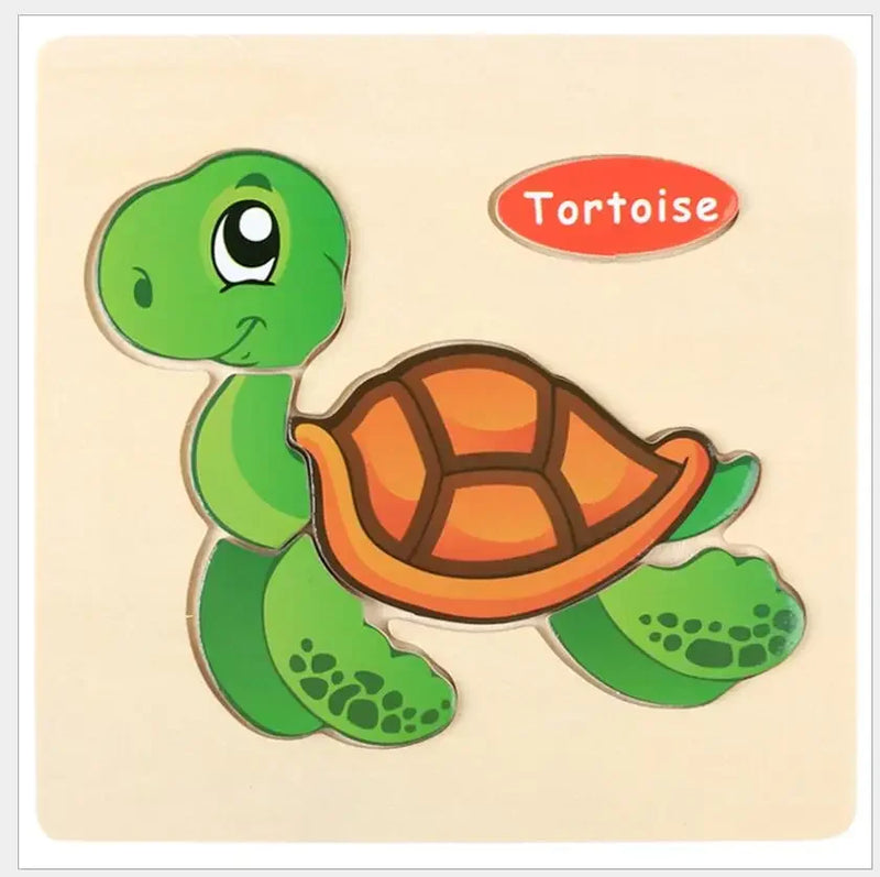 3D Puzzles Game Cartoon Animal