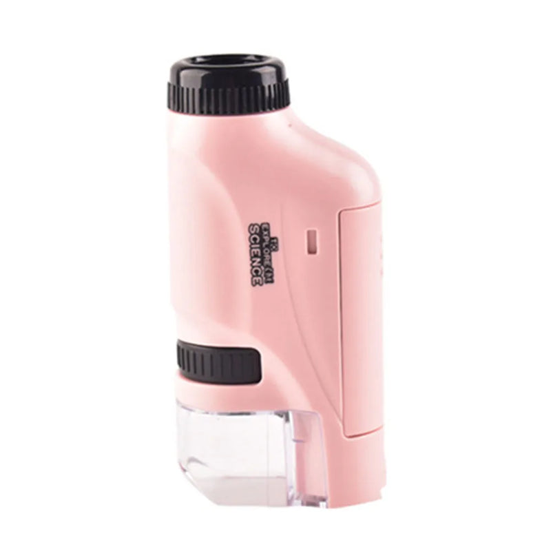 Mini microscopio de bolsillo con luz LED