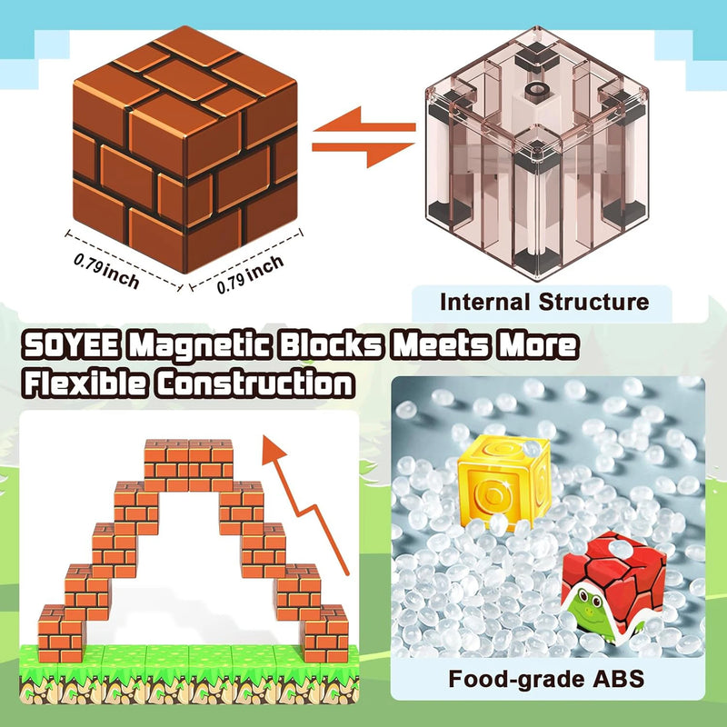 Magnetic Blocks 3D Kidlyplay ™   aprendizaje STEM