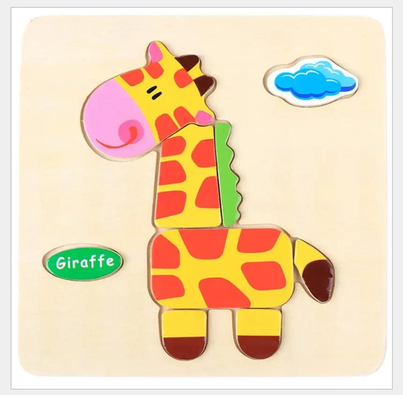 3D Puzzles Game Cartoon Animal